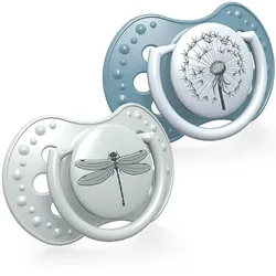 LOVI Botanic 3-6m Schnuller Boy 2 St.
