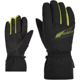 Ziener Herren Gordan Ski-Handschuhe/Wintersport | wasserdicht, atmungsaktiv, Black.Lime, 8