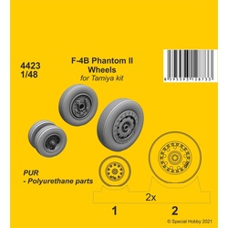 CMK F-4B Phantom Wheels (from Tamiya kit)