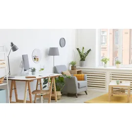 ALLboards Runde Magnetplatte Ø 40 cm Weiß