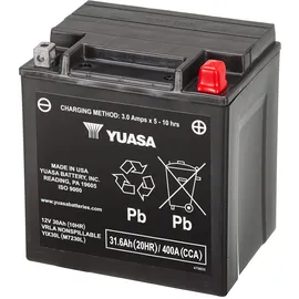 YUASA YIX30L 12V 30Ah 400A Starterbatterie 32Ah