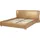 Beliani Lederbett, Gold Leder, 180x200 cm Schlafzimmer, Betten