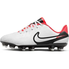 Nike Jr. Tiempo Legend 10 Academy MG weiß/schwarz/bright crimson 37,5