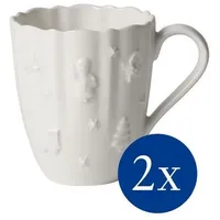 Villeroy & Boch Kaffeetasse 0,25 l Weiß 2 St.