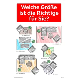 MERINOS Fellteppich Loft Grau ca. 60x110cm