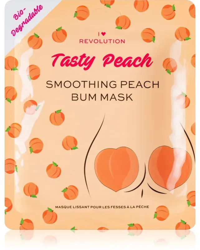 I Heart Revolution Tasty Peach intensive Hydrogel-Maske für Hüft- und Beckenbereich 2 St.