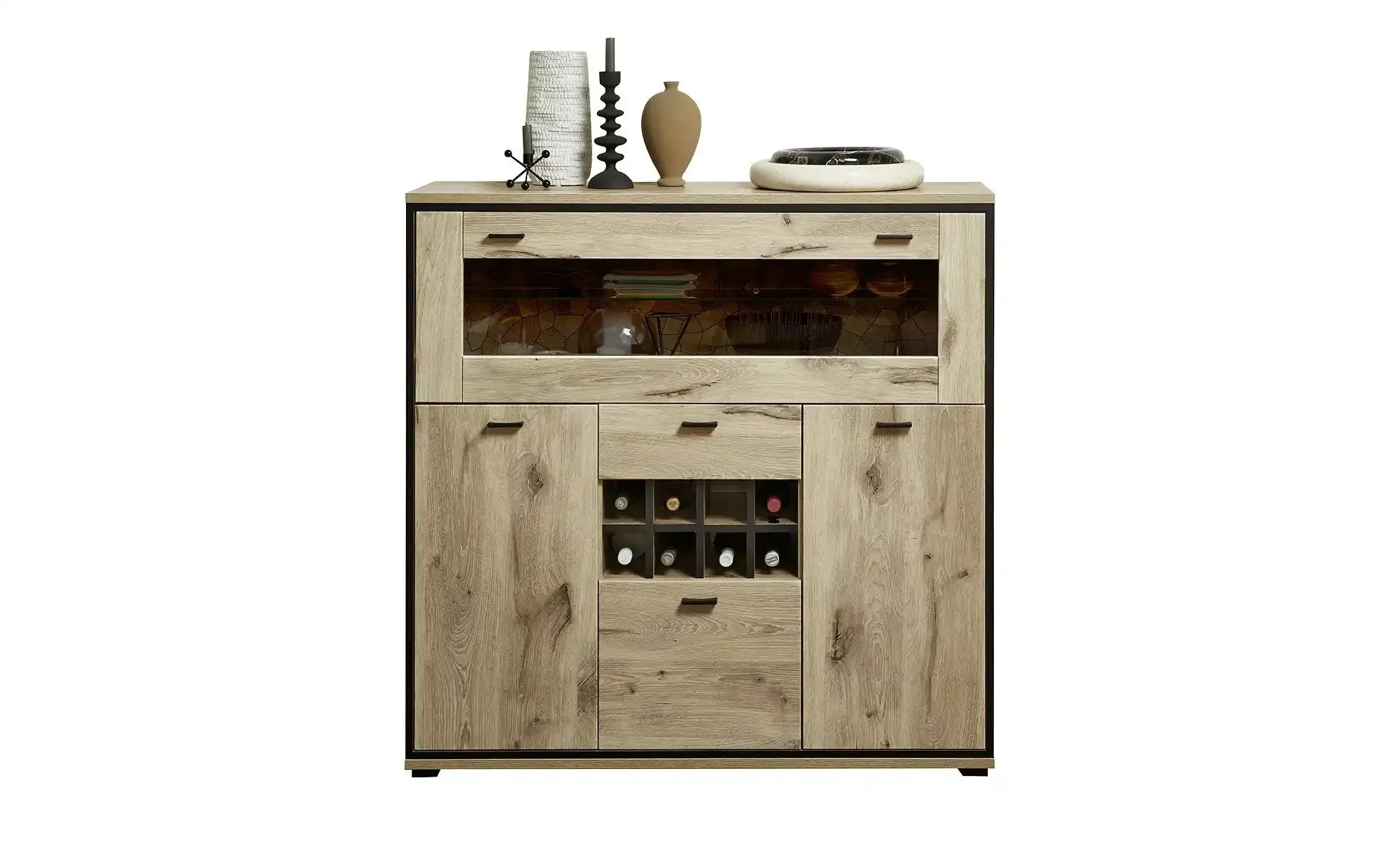 Primo Highboard  Ruben ¦ holzfarben ¦ Maße (cm): B: 125 H: 125 T: 40.0