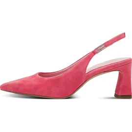 TAMARIS Damen Sling Pump mit Blockabsatz Leder, pink, 39 EU