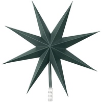 Broste Copenhagen Christbaumspitze Top Star aus Papier in der Farbe Deep Foest, 30cm, 70080393