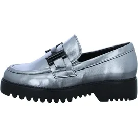 Gabor Halbschuhe / 52.452.90 für Damen, Slipper, Frauen Slip On,Businessschuhe,Slip-ons,Mokassins,Halbschuhe,Slides,Schlupfschuhe,Loafer,antiksilb(schwlack),38 EU / 5 UK