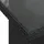 vidaXL Gartentisch mit Glasplatte Schwarz 100x55x73 cm Poly Rattan