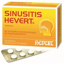 SINUSITIS HEVERT - Bei Schnupfen und Entzündungen der Nasennebenhöhlen 300 St Tabletten