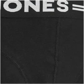JACK & JONES JACK & SENSE TRUNKS, Baumwoll-Stretch, Logobund, Schwarz/Schwarz/Weiß 128
