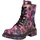 Rieker Schnürboots RIEKER, Damen, Gr. 36, bunt (multi), Lederimitat, Schuhe Schnürboots, Schnürstiefelette, Profilsohle, in veganer Verarbeitung