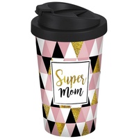 Geda Labels Coffee to go Becher Super Mom Gold,