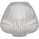 BLOMUS Laterne Lyva Ø 31 cm Stahl Beigegrau M (Medium)