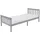 ML-Design Jugendbett ML-Design 90 x 200 cm Kiefer massiv grau