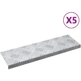 vidaXL Treppe Tritt 60 x 18 x 2,5 cm Aluminium