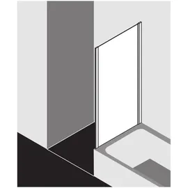 Kermi Ibiza 2000 TWO Seitenwand 75 x 160 cm I2TWO075161AK