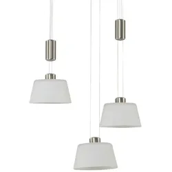 HELL-höllisch gutes Licht LED-Pendelleuchte   , silber , Maße (cm): H: 150  Ø: 43