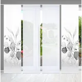 home in green ABANIO Paneelwagen 4 Stk. tlg. SET DIGITALDRUCK,BAMBUSOPTIK RECYCELT