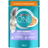 Purina Coat & Hairball mit Huhn 52 x 85 g