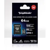 Voigtländer 64GB microSDXC Prof. High-Speed UHS-I