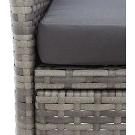 vidaXL 2-Sitzer-Gartenbank 143 x 0 x 0 cm Grau