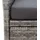 vidaXL 2-Sitzer-Gartenbank 143 x 0 x 0 cm Grau