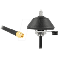 DeLock Antennenfuss M6 mit Anschlusskabel RG-58 C/U 3 m