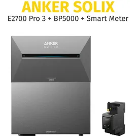 Anker SOLIX Solarbank 3 E2700 Pro inkl. BP5000 Erweiterungsakku + Smart Zähler