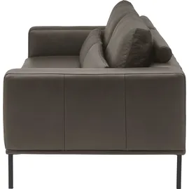 Musterring Couch Leder 3-Sitzer Braun