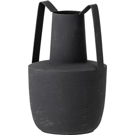 Bloomingville DAHEIM Vase Itamar 20,5 cm Metall Schwarz