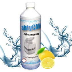 abtyCAM Toilettenzusatz 1L -  Sanitärflüssigkeit   für Campingtoiletten
