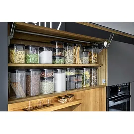 GEFU Pantry Vorratsdose schwarz 11 cm x 11 cm x 26 cm 1,9 l