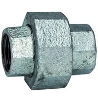 Riegler Verschraubung 340 IG/IG, Rp/Rp 1 1/2, schw. Temperguss