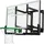 Salta Basketballbrett Guard Schwarz 143 x 88 x 120 cm