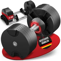 MIWEBA verstellbare Kurzhantel VH200 2-28 kg Stahl schwarz