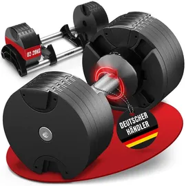 MIWEBA verstellbare Kurzhantel VH200 2-28 kg Stahl schwarz