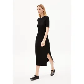 ARMEDANGELS SEHAARAA Ripp-Jerseykleid Schwarz XL
