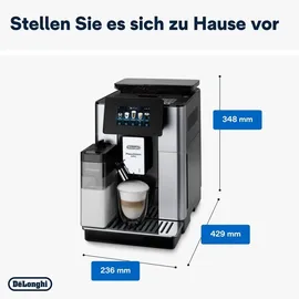 De'Longhi PrimaDonna Soul ECAM 612.55 SB Silber und Schwarz