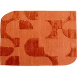 Kare DESIGN Teppich Flow Orange 57929 Mischgewebe 170 x 240 cm