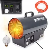 Gasheizgebläse 25 kW Heizgerät mit LCD & Thermostat Heizgebläse Erdgas