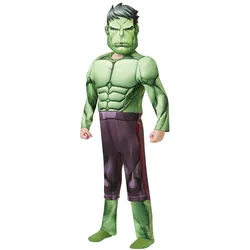 Avengers Assemble Hulk Kostüm für Kinder Deluxe - L