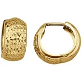 Fascination by Ellen K. Creolen Gold 375 diamantiert gelb one-size