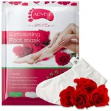 ALIVER Fußmaske Fußpflege Anti Hornhaut Socken Rose Aliver, 1-tlg.