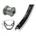 Bikeparts Bike-Parts Laufrad Vorderrad 28x1.75 Zoll Nabendynamo DH-C3003 silber Schnellspanner 36-Loch Exal ZX 19 schwarz silber Nirosta-Speichen