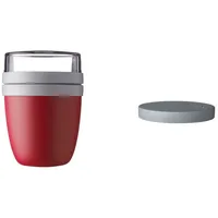Mepal | Lunchpot Switch Ellipse | mach aus deinem Lunchpot einen Snackpot | praktischer Müslibecher | geeignet für Tiefkühler, Mikrowelle & Spülma