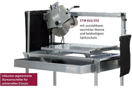 Preisvergleich Produktbild ELMAG Steintrennmaschine (inkl. Dia) - 61319