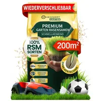 HEIMwert Rasensamen schnellkeimend Sommer Turbo 5kg für 200 m2